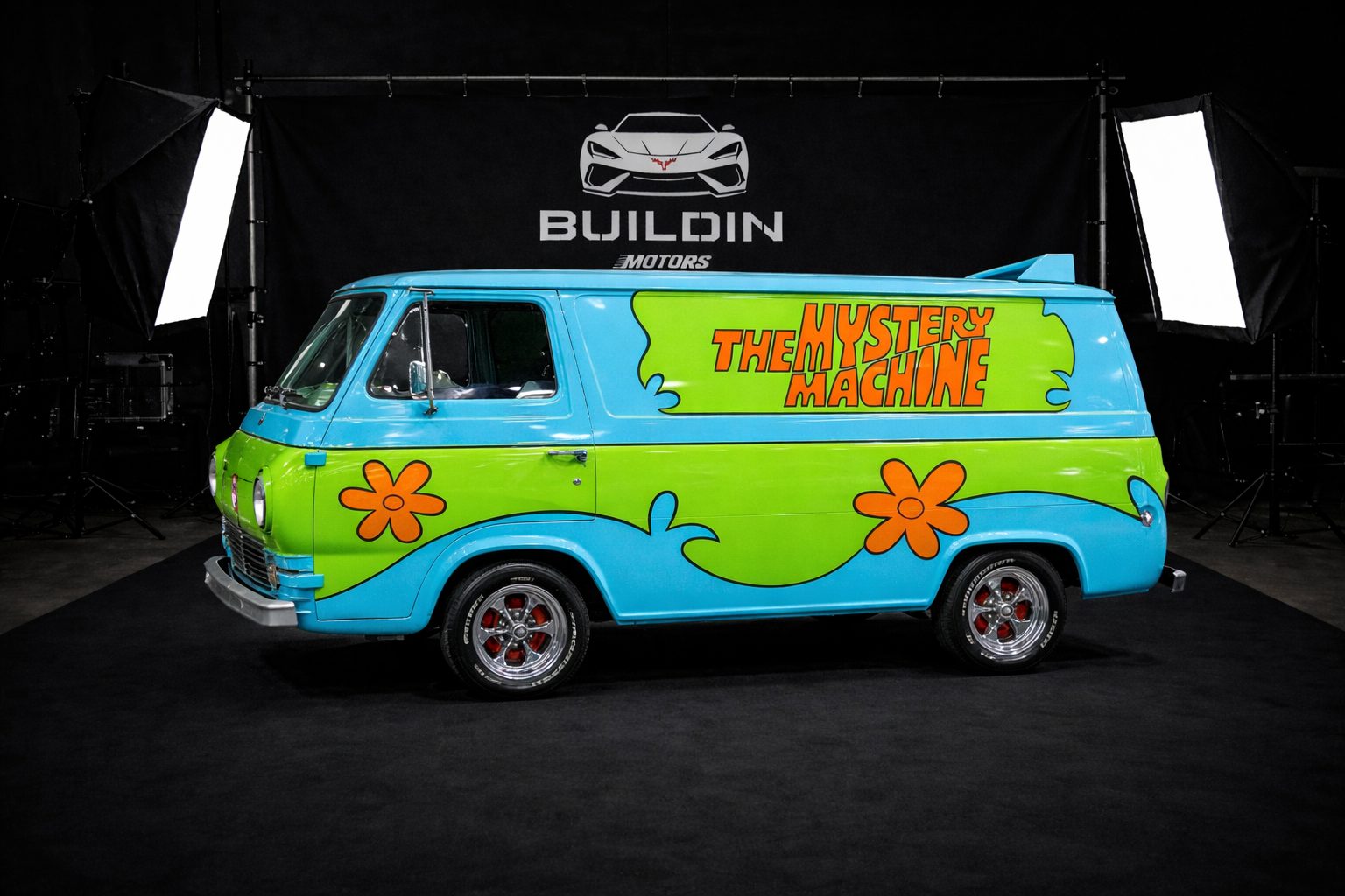 VAN (THE MISTERY MACHINE) - SCOOBY-DOO (sur commande) – Image 3